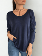 Sweater Italiano Ancho, color Azul Marino