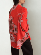 Blusa Estampada, fondo Coral
