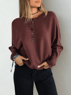Sweater Murciélago, color Chocolate
