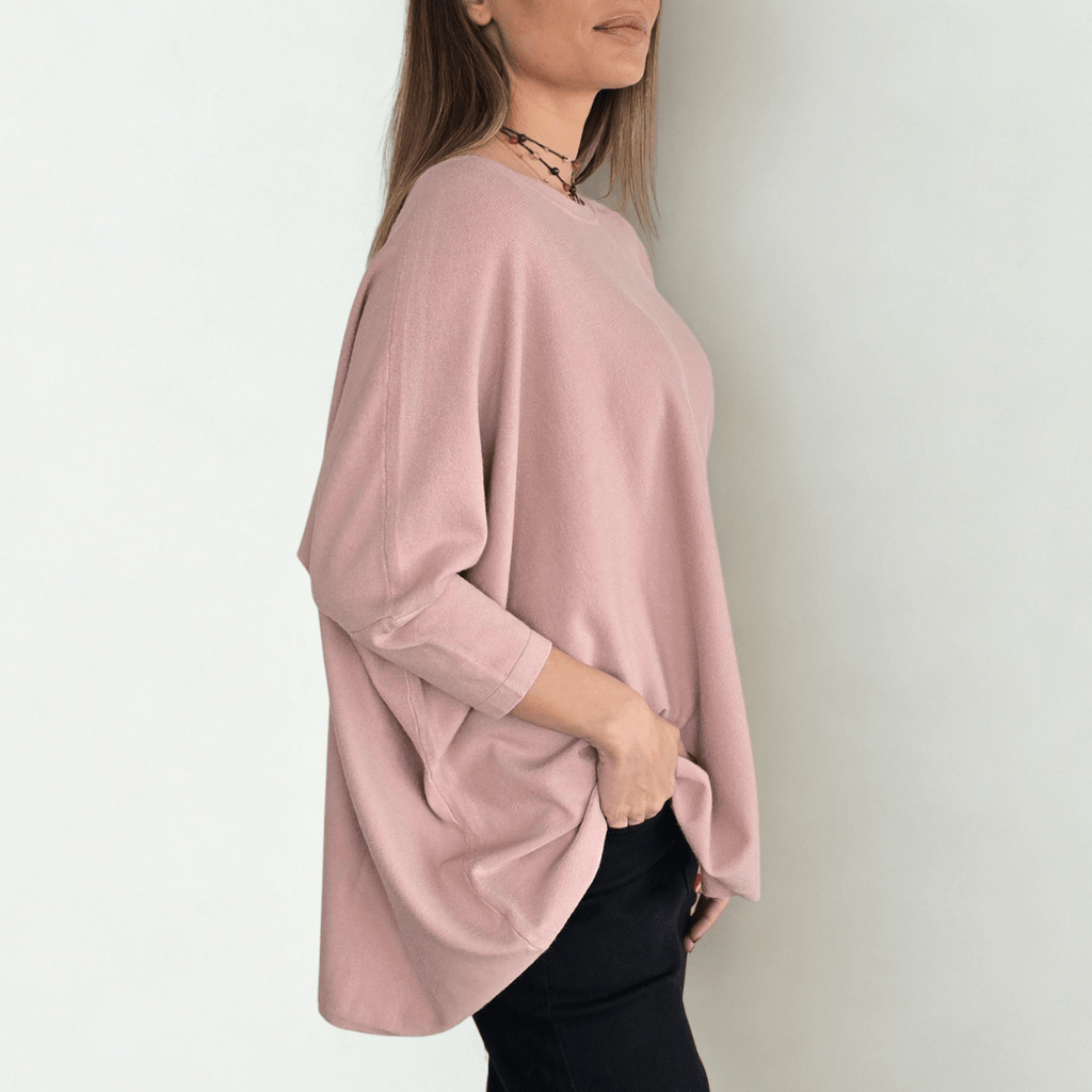 Sweater Ancho, color Rosado
