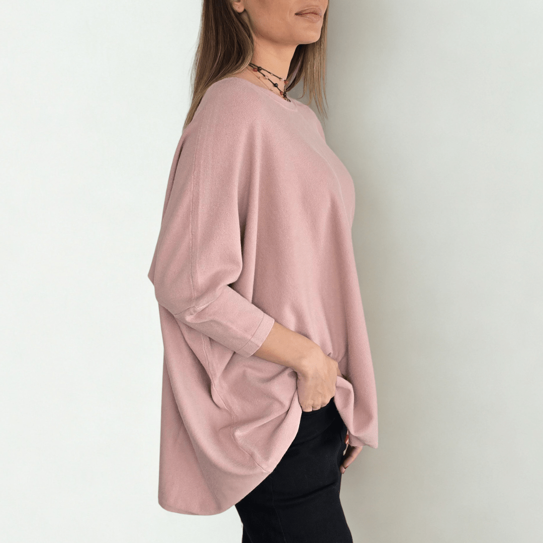 Sweater Ancho, color Rosado