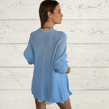 Cargar imagen en el visor de la galería, Chaleco Italiano Andora, color Celeste
