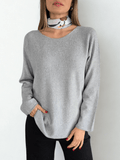 Sweater Italiano Básico, color Gris