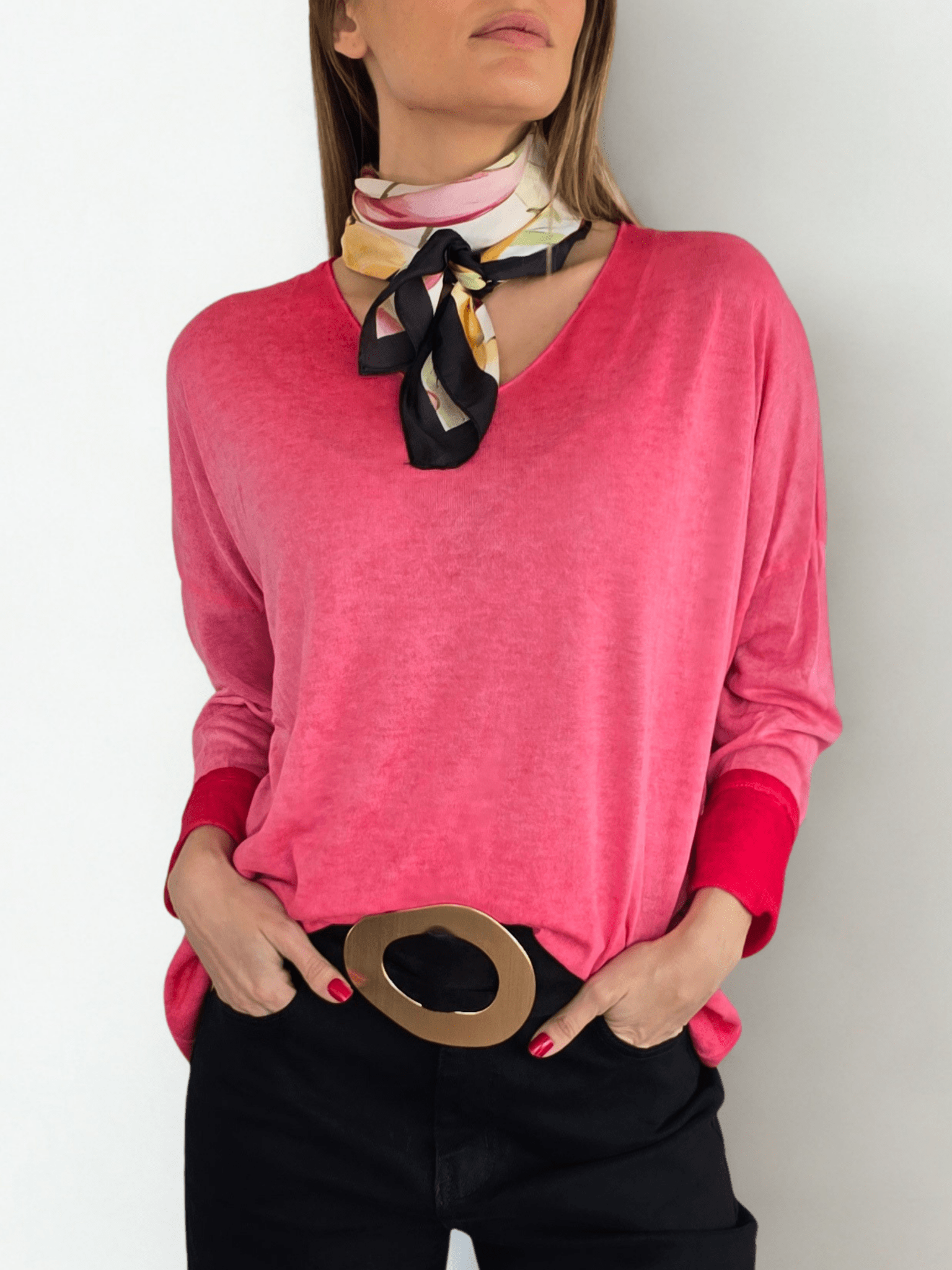 Sweater Italiano Delgado, color Rojo