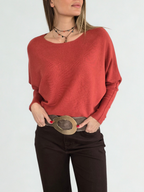 Sweater Murciélago, color Terracota