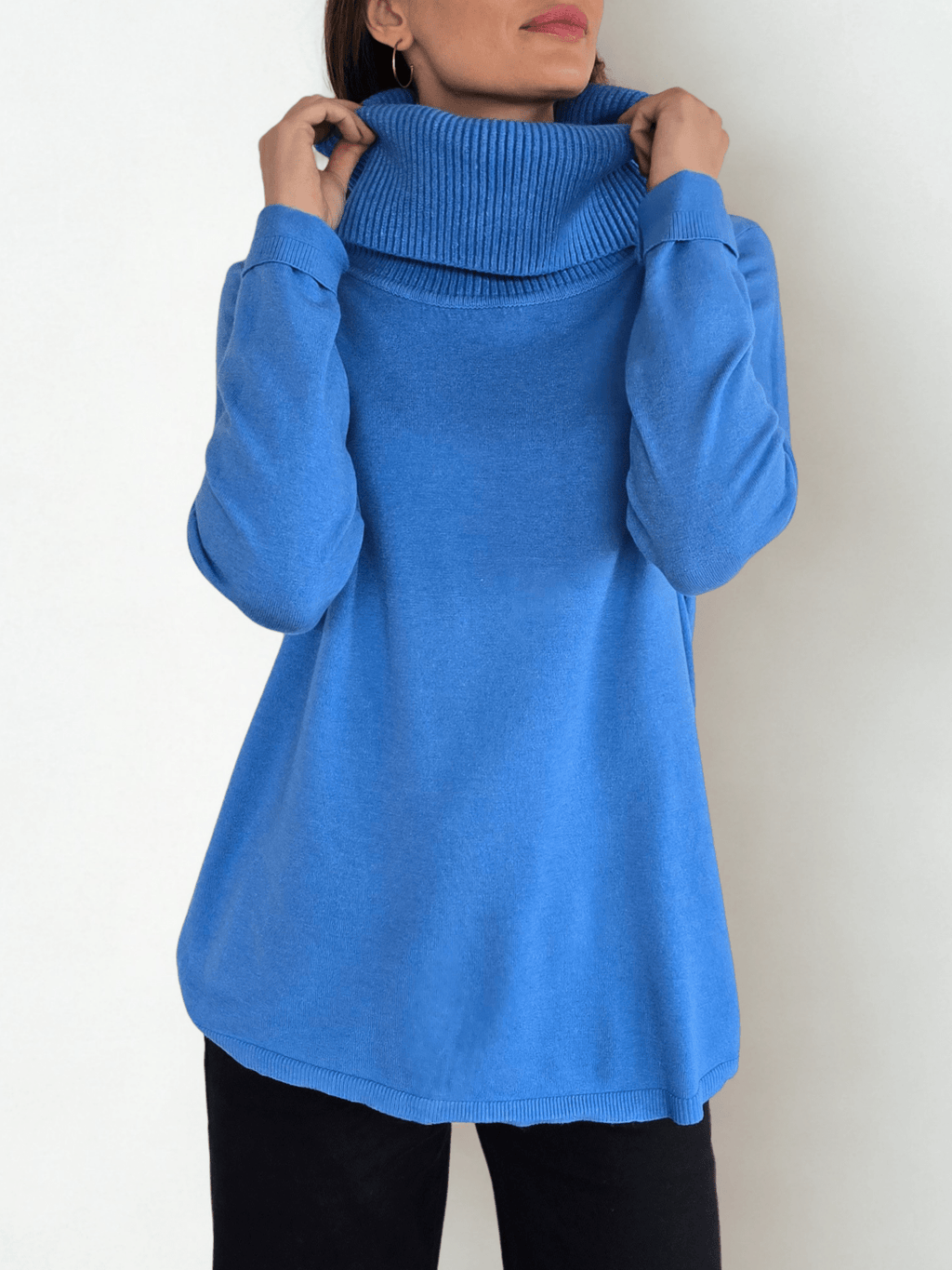 Sweater Cuello Subido, color Jacinto