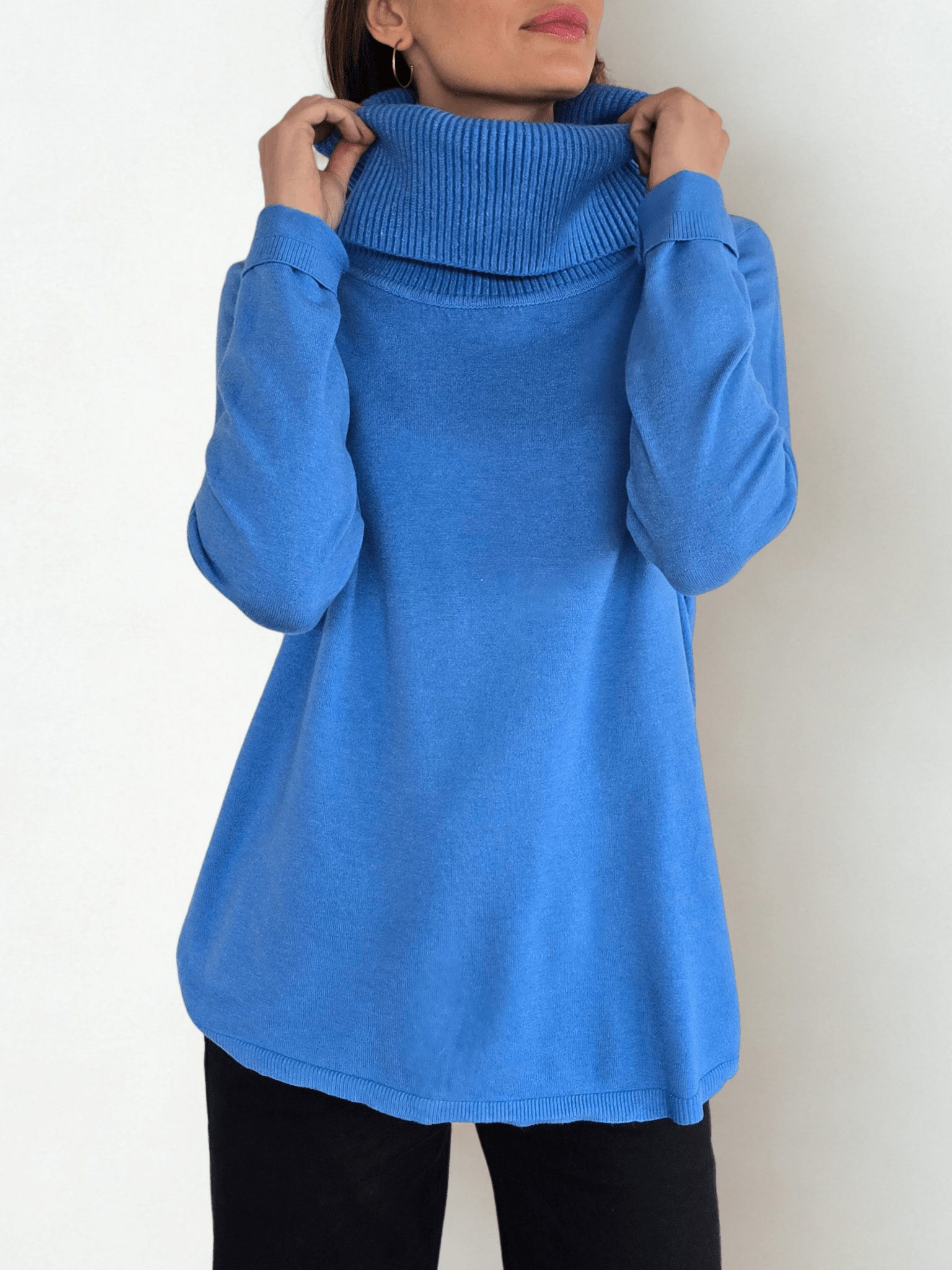 Sweater Cuello Subido, color Jacinto
