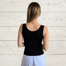 Cargar imagen en el visor de la galería, Polera musculosa, color Negro
