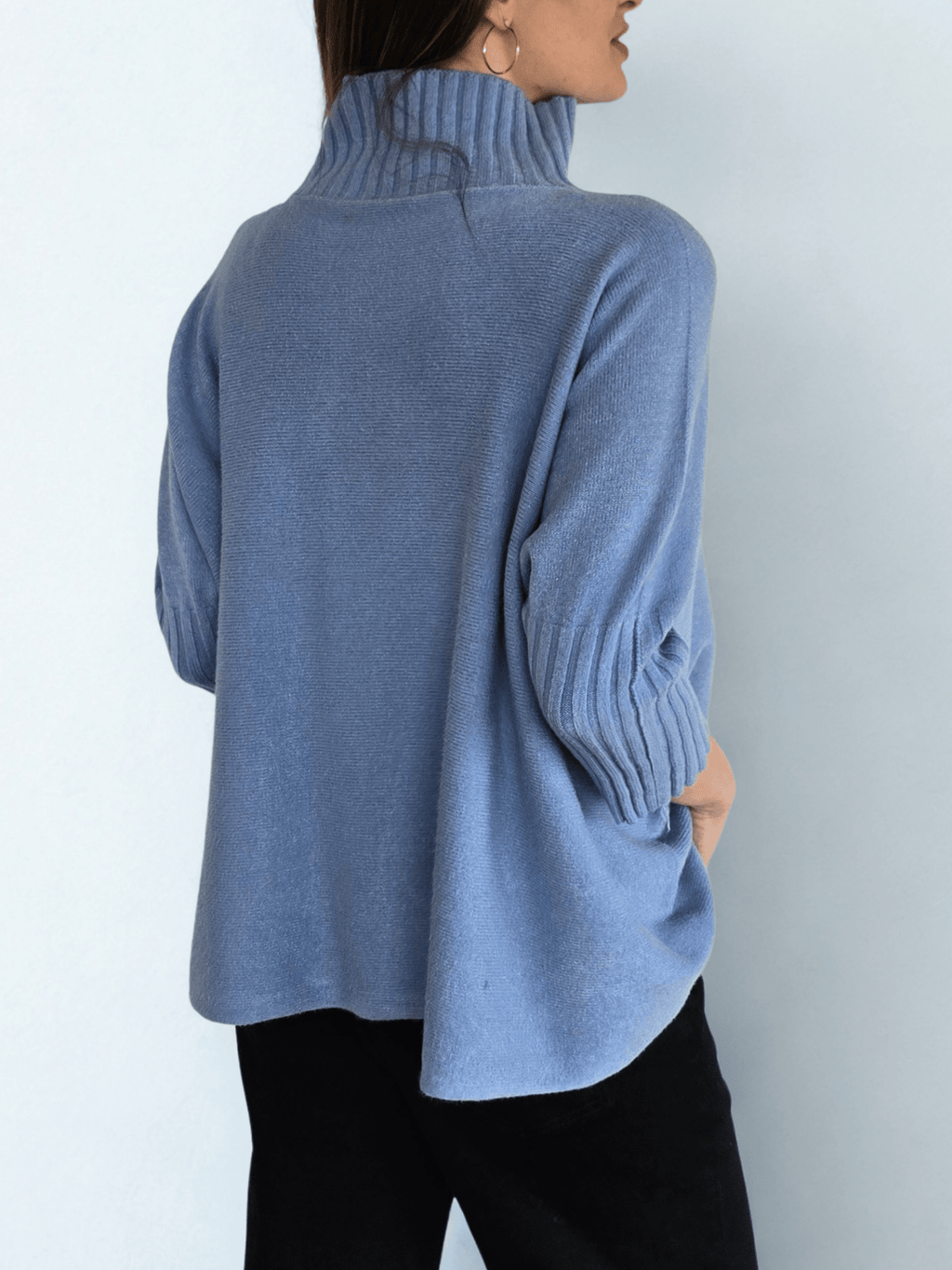 Sweater Italiano Manga 3/4, color Jacinto