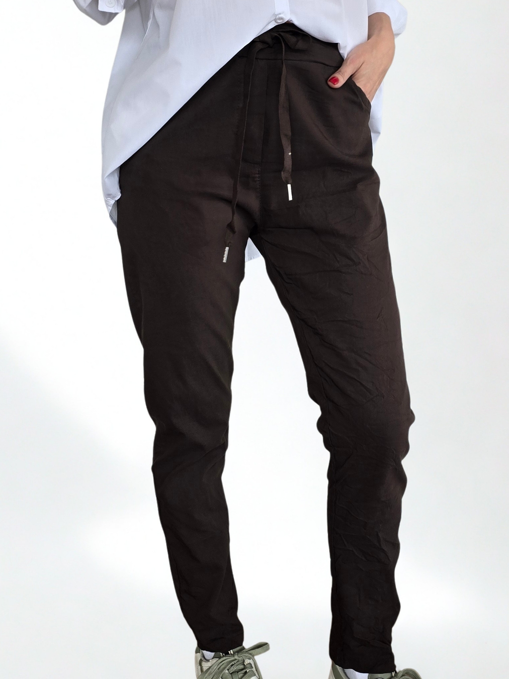 Pantalón Jogger Italiano, color Café