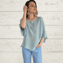 Cargar imagen en el visor de la galería, Sweater Italiano básico, color Verde menta
