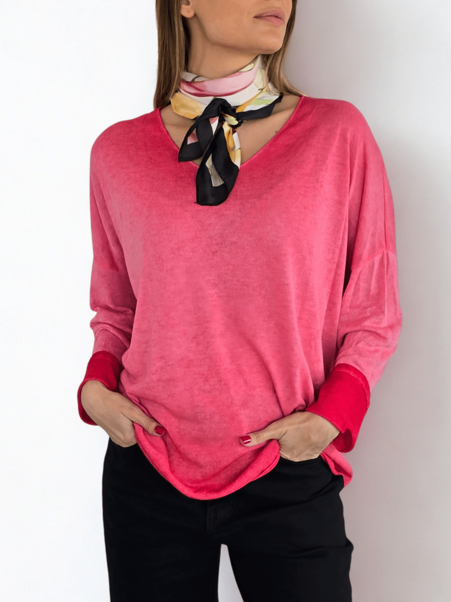 Sweater Italiano Delgado, color Rojo