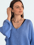 Collar Multicolor Piedra Mediana