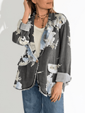 Chaqueta Estampada, fondo Gris