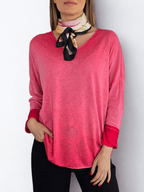 Sweater Italiano Delgado, color Rojo
