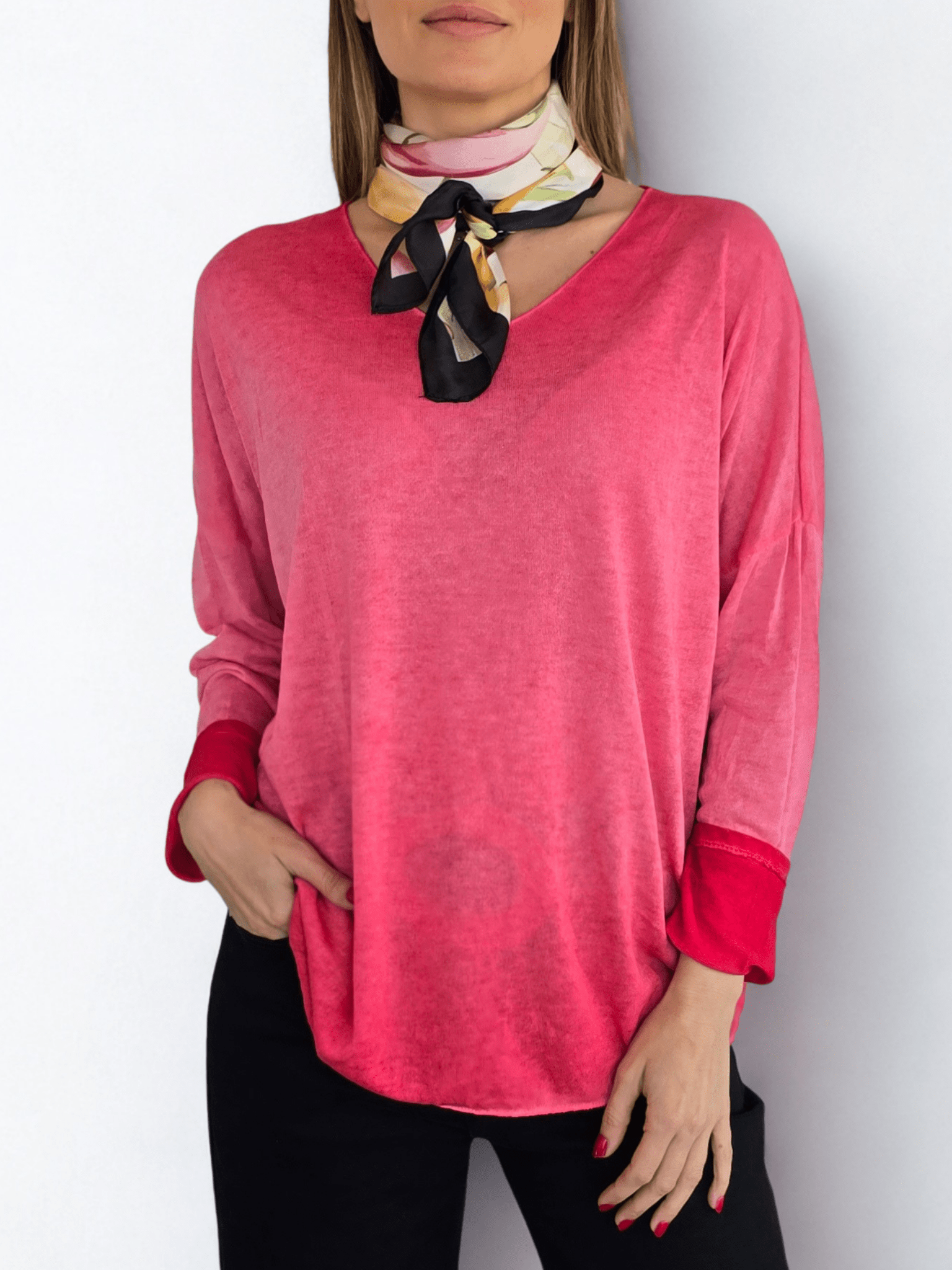 Sweater Italiano Delgado, color Rojo