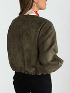 Chaqueta Bomber Italiana, color Verde