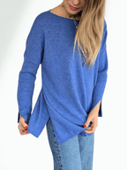 Sweater Italiano Puño Abierto, color Jacinto