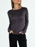 Polera Básica, color Gris
