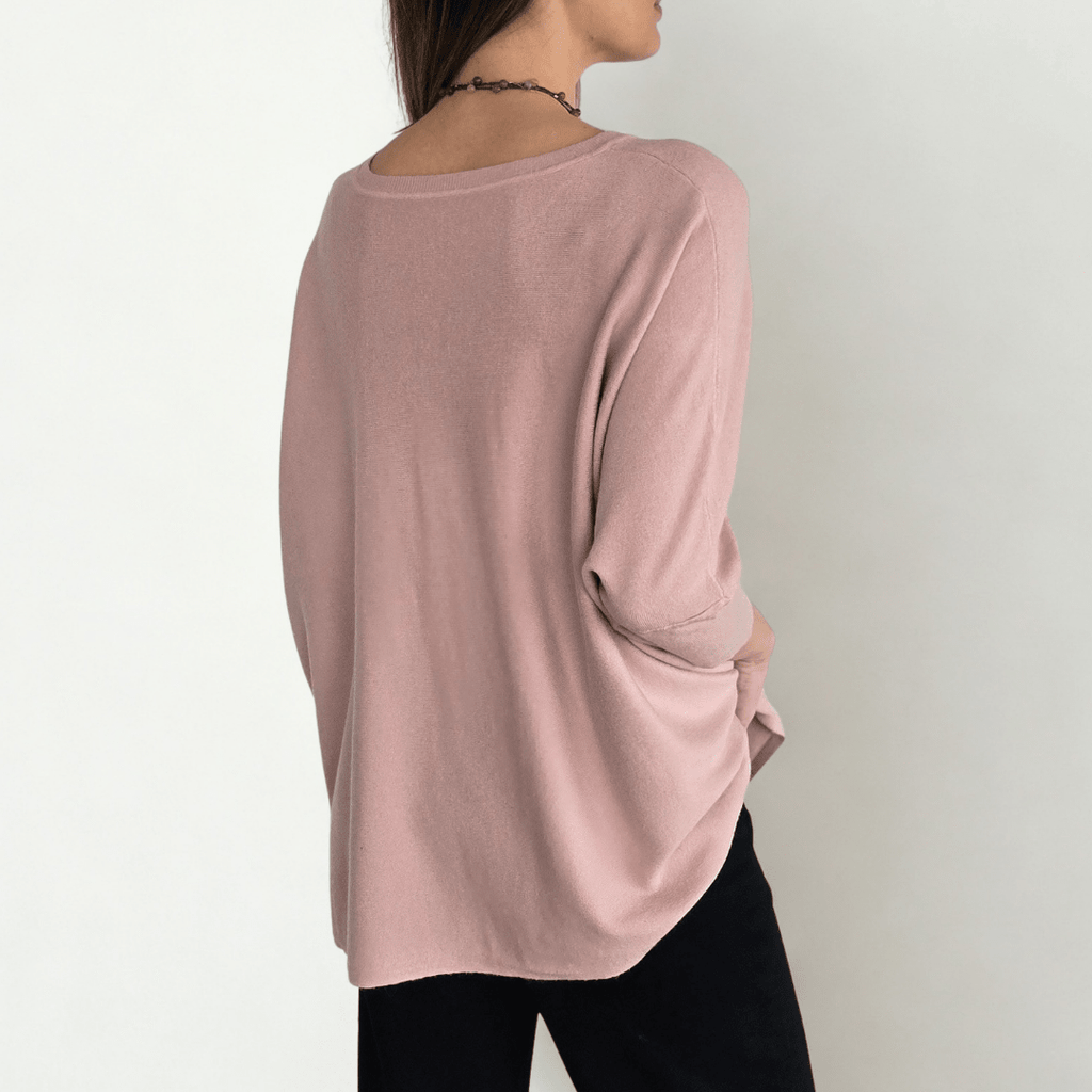 Sweater Ancho, color Rosado