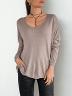 Sweater Italiano Ancho, color Taupe