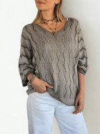 Sweater Italiano teñido, color Taupe