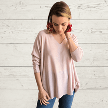 Cargar imagen en el visor de la galería, Sweater Italiano delgado, color Rosado Claro
