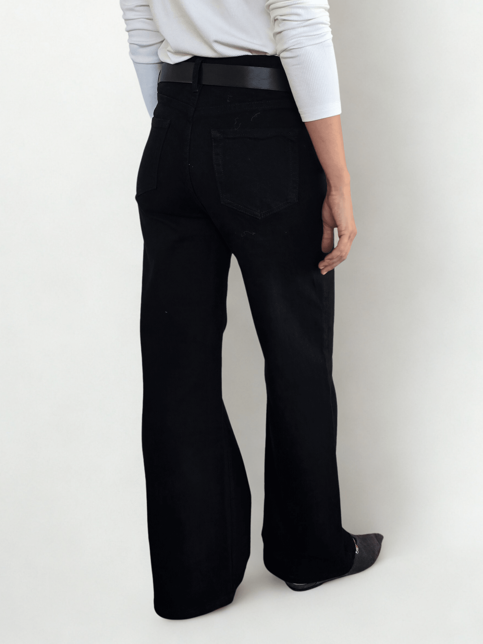 Pantalón de Gabardina, color Negro
