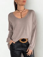 Sweater Italiano Ancho, color Taupe