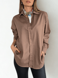 Blusa Básica, color Chocolate