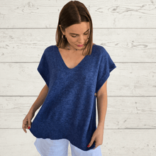 Cargar imagen en el visor de la galería, Sweater Italiano Adelfia, color Azul jeans
