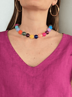 Collar Multicolor Piedra Grande