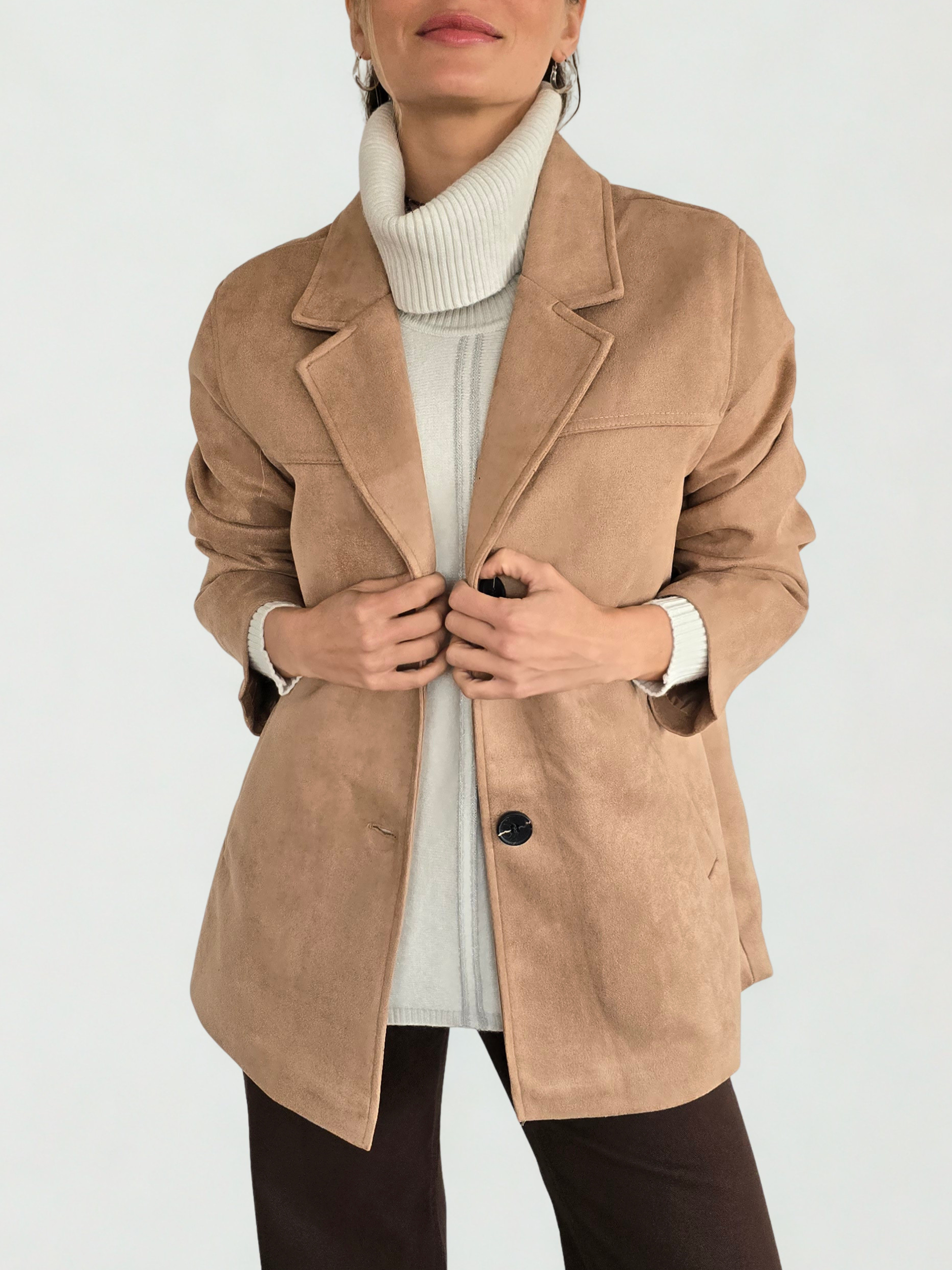 Chaqueta Blazer, color Beige