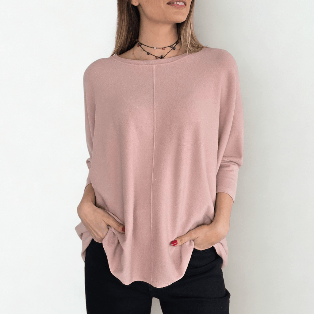 Sweater Ancho, color Rosado