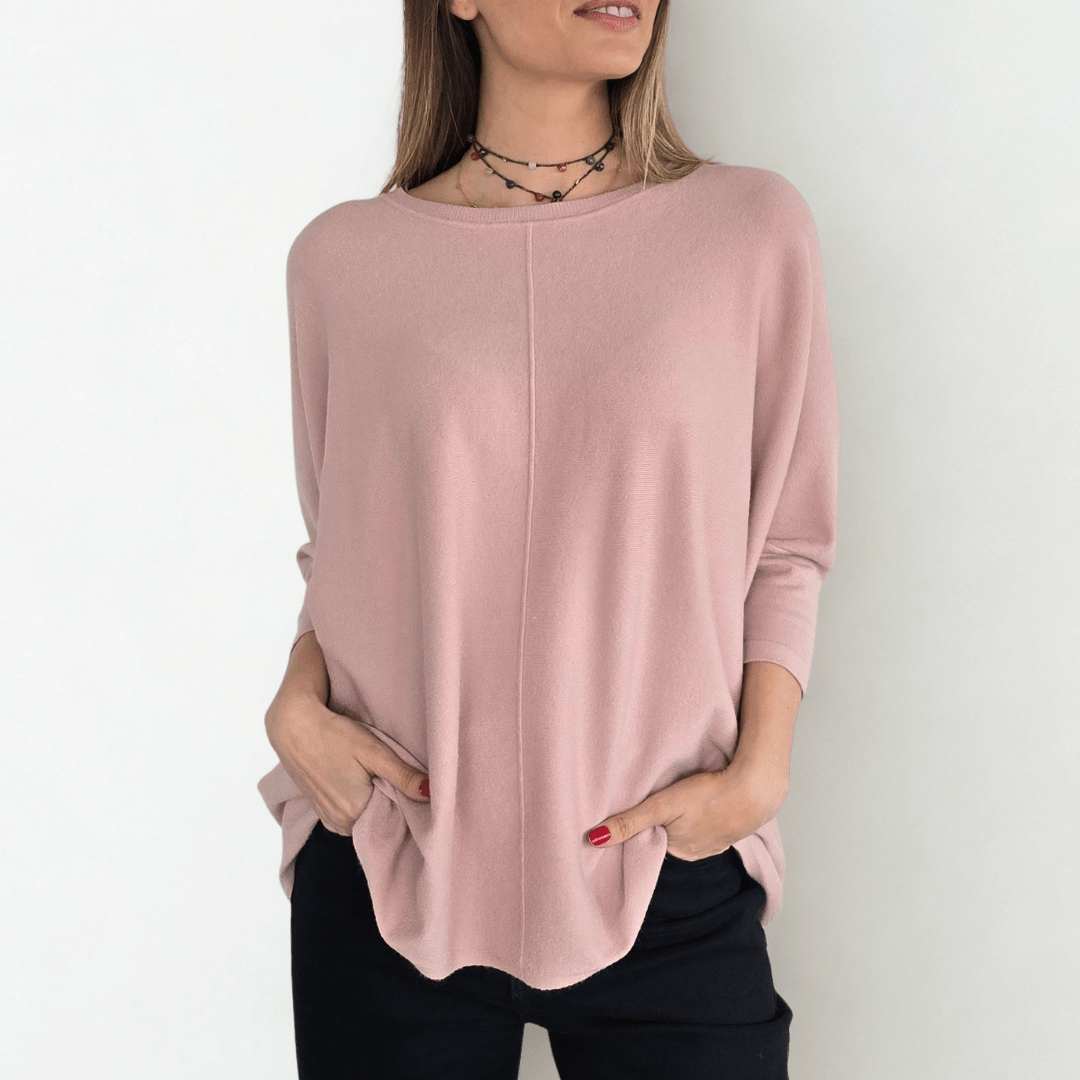 Sweater Ancho, color Rosado