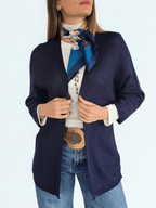 Chaleco Italiano Hilo, color Azul