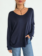 Sweater Italiano Ancho, color Azul Marino