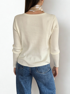 Chaleco Tiritas, color Blanco Invierno