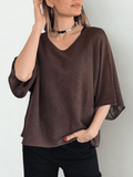 Sweater Italiano de Hilo, color Chocolate