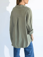 Blusa Tencel, color Verde