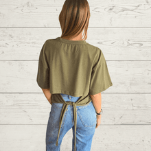 Cargar imagen en el visor de la galería, Polera Italiana con lazo en la espalda , color verde
