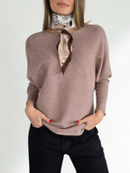 Sweater Murciélago, color Tuape