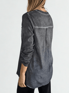 Blusa Teñida, color Gris