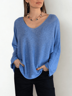 Sweater Italiano de Hilo, color Jacinto