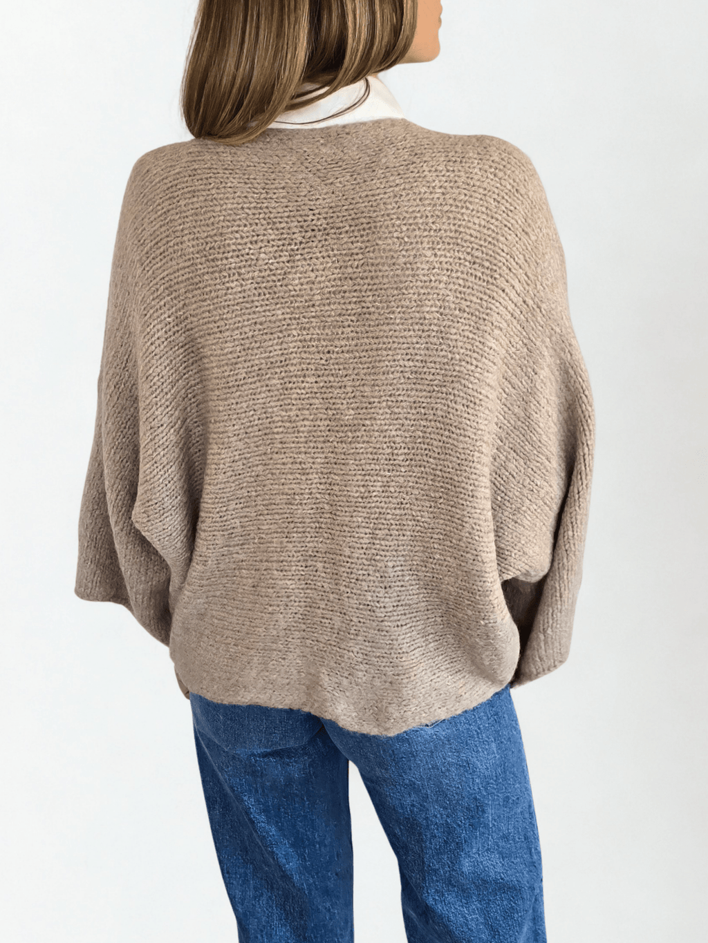 Sweater Italiano Lazo, color Beige