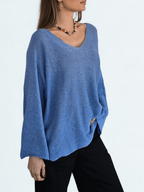 Sweater Italiano de Hilo, color Jacinto