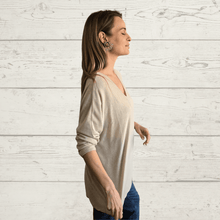 Cargar imagen en el visor de la galería, Sweater Italiano delgado, color Beige
