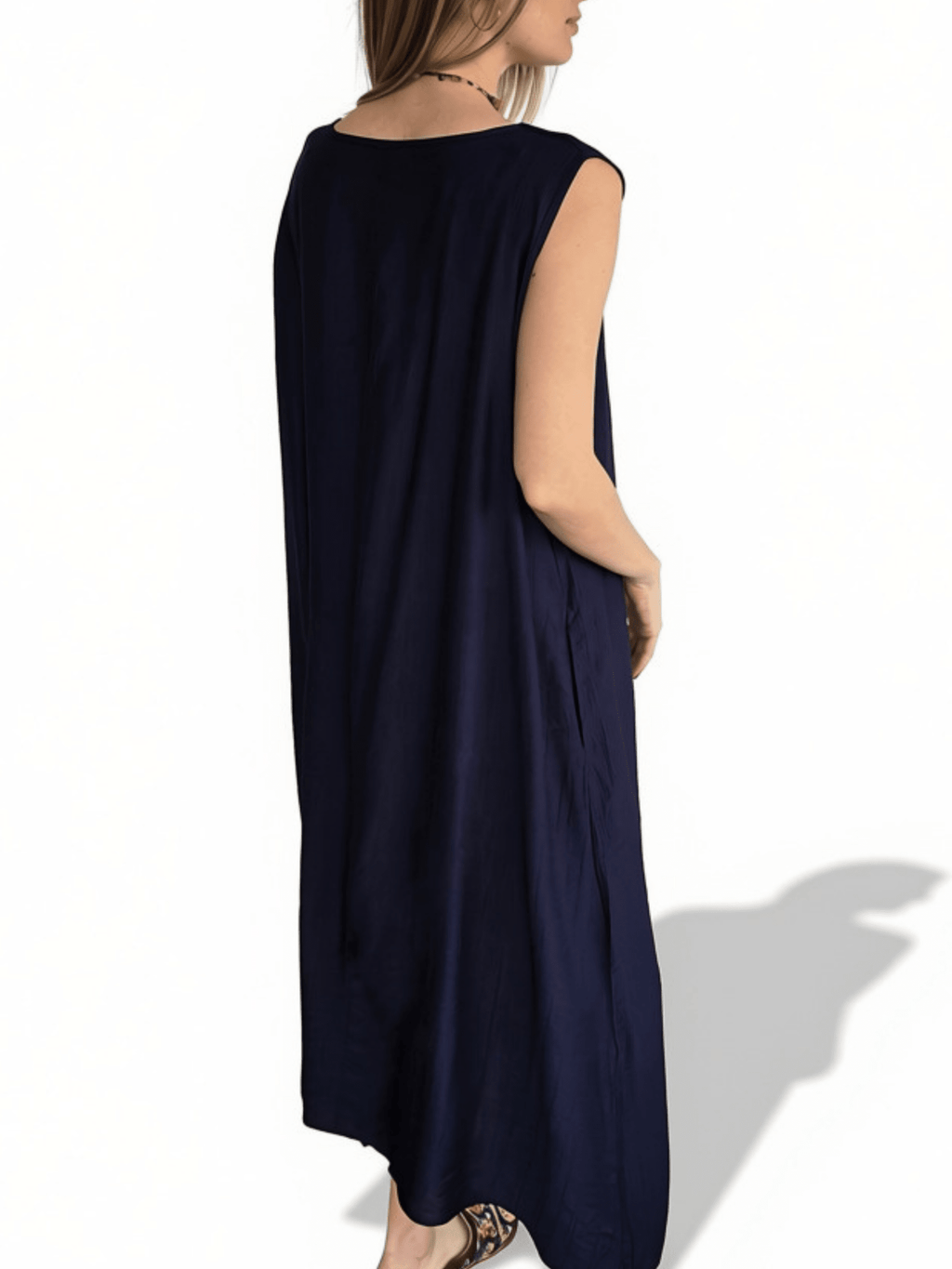 Vestido Un botón, color Azul