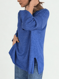 Sweater Italiano Puño Abierto, color Jacinto