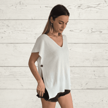 Cargar imagen en el visor de la galería, Sweater Italiano Adelfia, color Blanco
